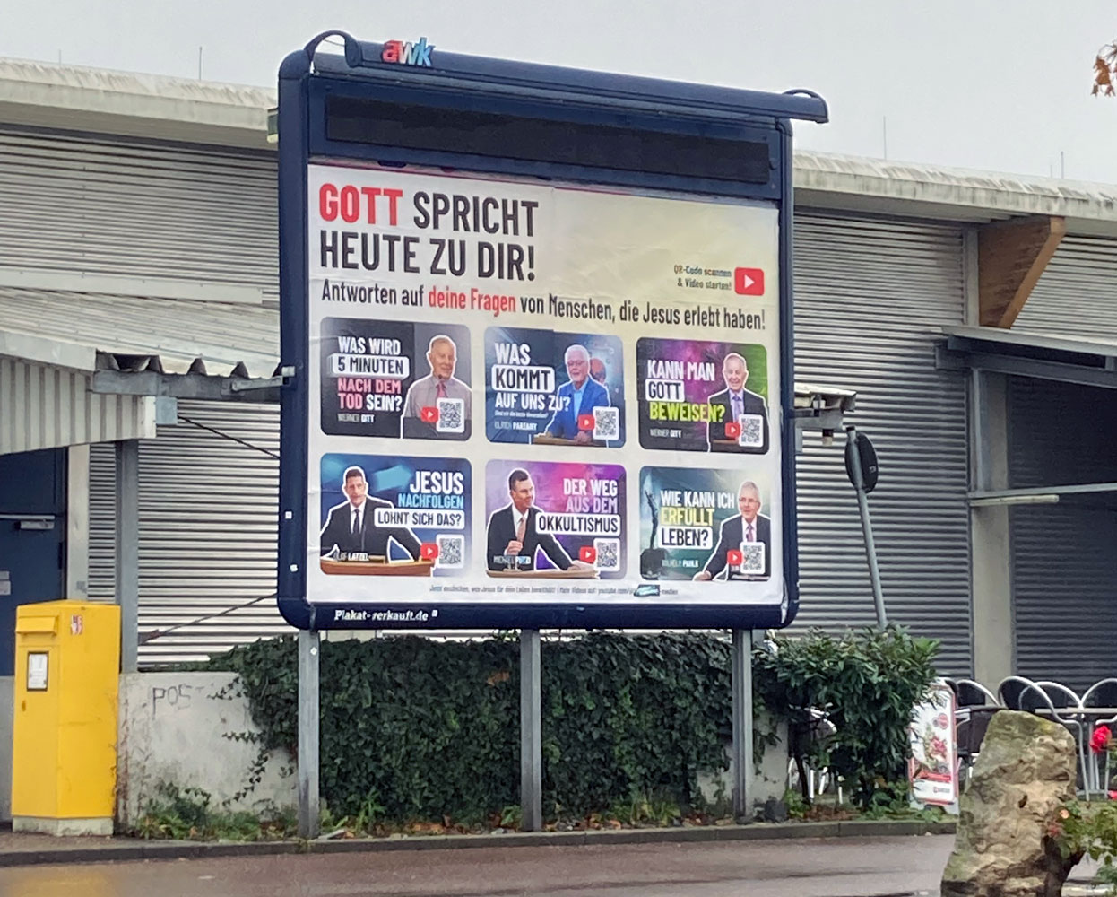 Großflächenplakat am Kaufland