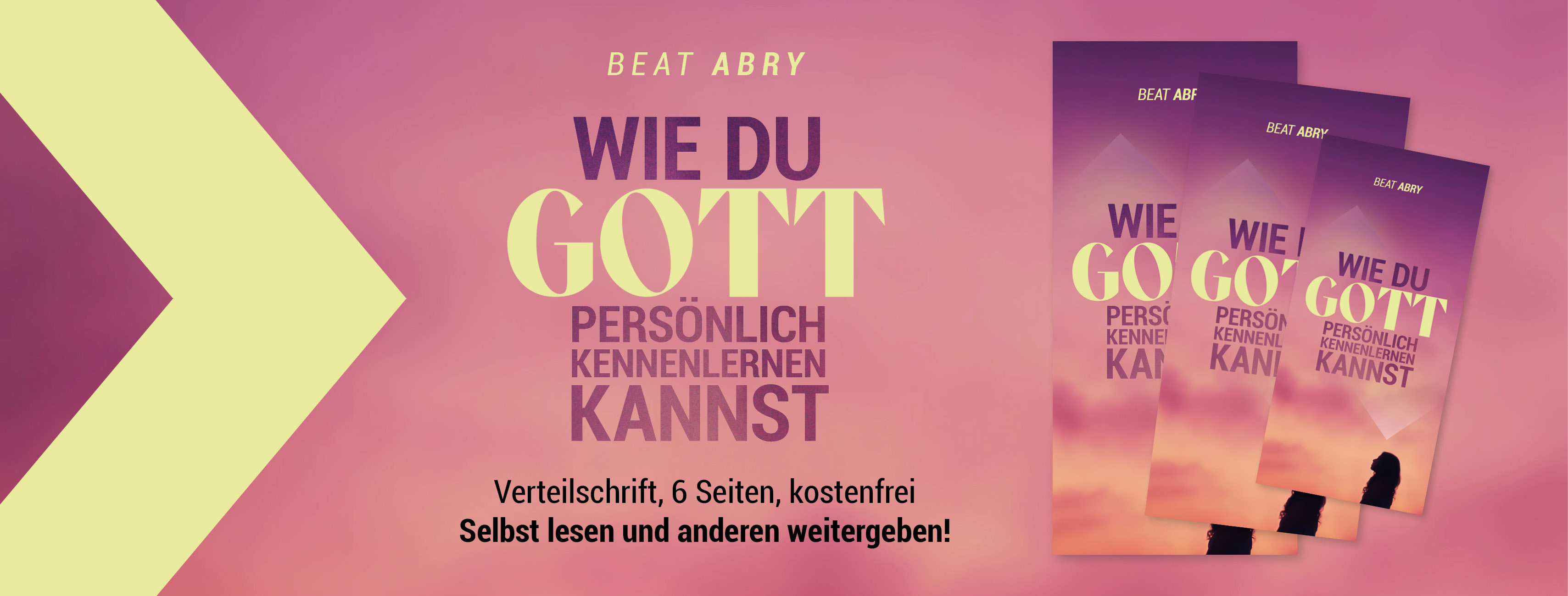 42-0 Wie du Gott persönlich kennenlernen kannst