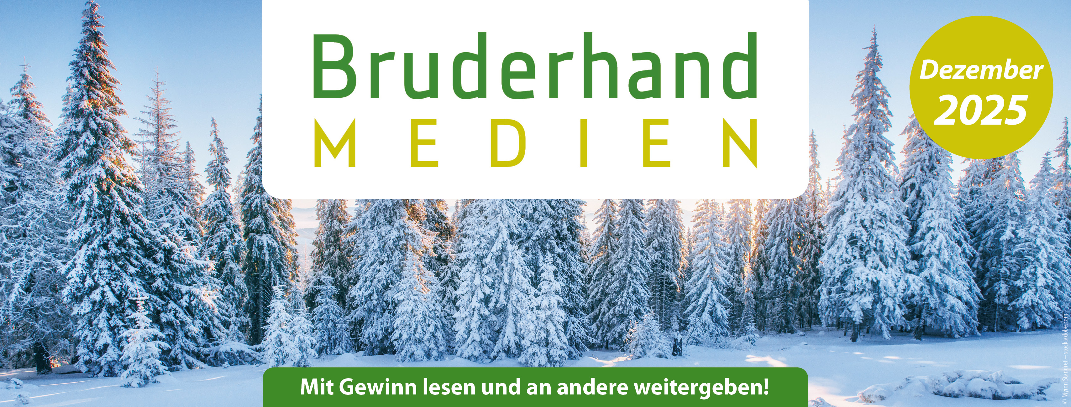 Prospekt Bruderhand-Medien Dezember 2025