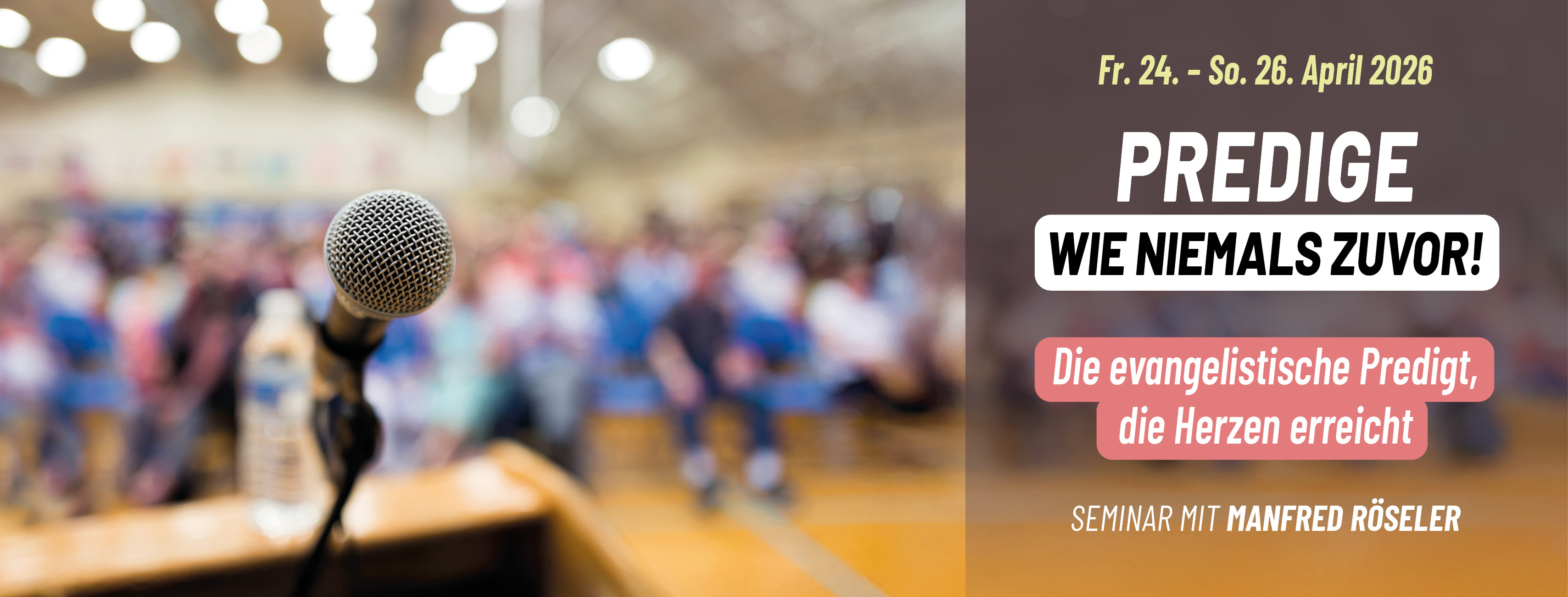 Predige wie niemals zuvor! 2026